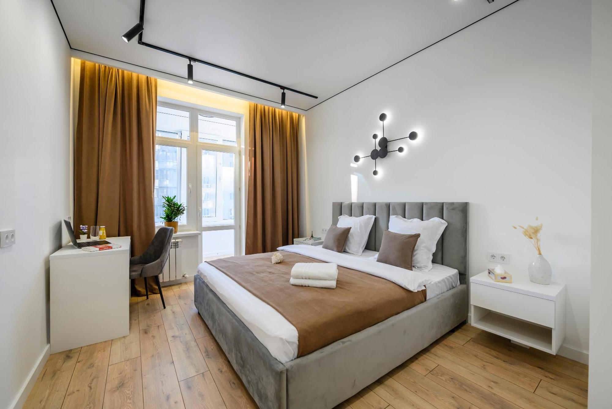 5 New Business-Class Apartments R-House Near Mega Almaty Eksteriør bilde